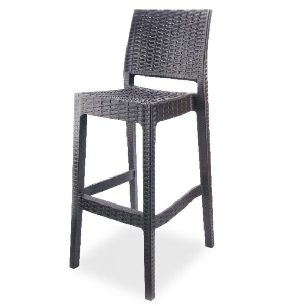 Silla Bar Tavarúa Modelo Ratán Marca Rey - Imagen 2