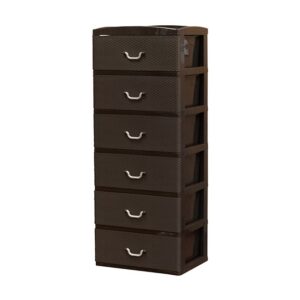 Comoda Super Gigante Con Ratan 6 Piso Rey